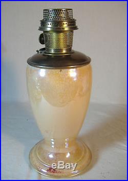 Original Aladdin Model 12 Vase Lamp VARIEGATED Finish With Font