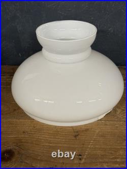 Original Aladdin Oil Lamp Model 23 With Chimney And White Glass Shade