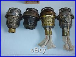 Original/Antique Aladdin Kerosene Mantle Lamp Co Model 12 Burners LOT OF 4