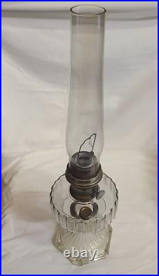 Original Mantle Lamp Co. NU -TYPE Model B Aladdin Lamp with Chimney 24 inches