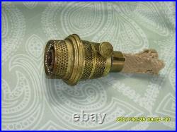 Original vintage Aladdin Nu Type model B brass burner withflame spreader