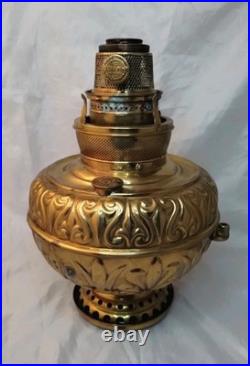 Ornate Aladdin Brass Oil Table Hanging Lamp Model 12 Burner Nice Condition Read