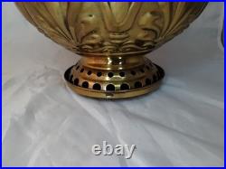 Ornate Aladdin Brass Oil Table Hanging Lamp Model 12 Burner Nice Condition Read