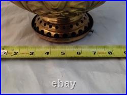Ornate Aladdin Brass Oil Table Hanging Lamp Model 12 Burner Nice Condition Read