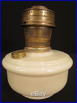 PRISTINE C. 1930s ALADDIN 23 HANGING SCONCE TABLE CABOOSE OPALINE KEROSENE LAMP