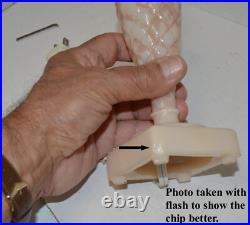 Pair (2) Aladdin Pink Alacite Boudoir Lamps New Sockets & Cords