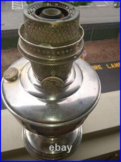 Pair Aladdin Metal oil lamps Model 12 Burner With Flame Speaders