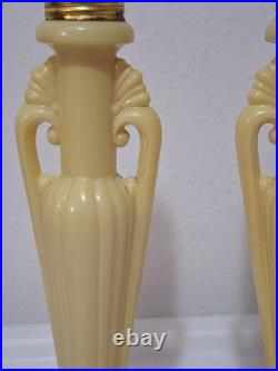 Pair Of Vintage Aladdin Alacite Lamps TESTED AND WORKS