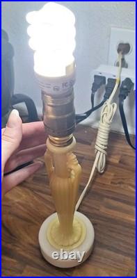 Pair Of Vintage Aladdin Alacite Lamps TESTED AND WORKS