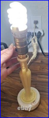 Pair Of Vintage Aladdin Alacite Lamps TESTED AND WORKS