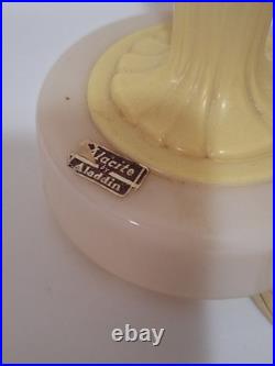 Pair Of Vintage Aladdin Alacite Lamps TESTED AND WORKS