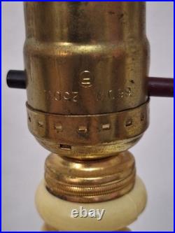 Pair Of Vintage Aladdin Alacite Lamps TESTED AND WORKS