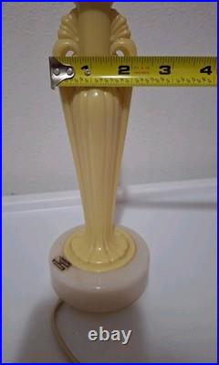 Pair Of Vintage Aladdin Alacite Lamps TESTED AND WORKS