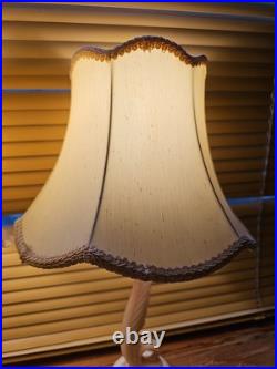 Pair Of Vintage Aladdin Alacite working lamps with shades