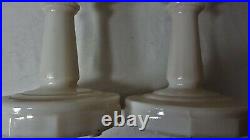 Pair of Aladdin Lincoln Drape Oil Lamps Different Bases
