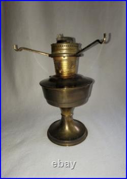 Pair of Aladdin Model 23 Brass Kerosene Lamps Vintage Collector Set