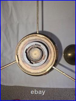 Pair of Aladdin Model 23 Brass Kerosene Lamps Vintage Collector Set