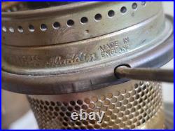 Pair of Aladdin Model 23 Brass Kerosene Lamps Vintage Collector Set