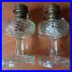 Pair of Aladdin Washington Drape Oil Lamps with 23 Burners, V Pattern