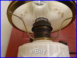 Pair of Vintage TALL ALADDIN LINCOLN DRAPE Kerosene lamps