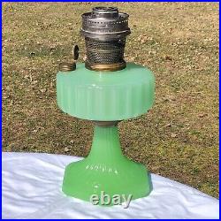 RARE 1930'S ALADDIN OIL LAMP Nu Type Model B BURNER JADEITE