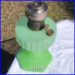 RARE 1930'S ALADDIN OIL LAMP Nu Type Model B BURNER JADEITE