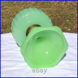 RARE 1930'S ALADDIN OIL LAMP Nu Type Model B BURNER JADEITE