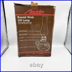 RARE Aladdin Beehive White Ceramic Oil Lamp FW2000M Handle Base New in Box