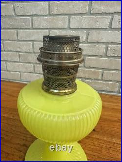RARE Aladdin Yellow Moonstone Vertique Lamp Uranium Glows- Converted