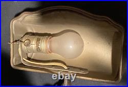 RARE Antique 1920s ALADDIN Dual Double Bankers Partners Lamp Art Deco 13.5