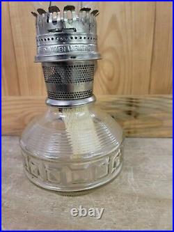 RARE Vintage Aladdin Glass Base Oil Lamp Model 23 Burner