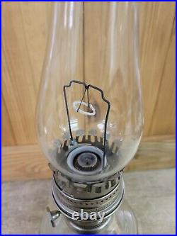 RARE Vintage Aladdin Glass Base Oil Lamp Model 23 Burner