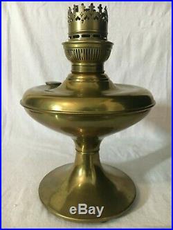 RARE htf ANTIQUE PRACTICUS mantle lamp co. BRASS ALADDIN colonial PARLOR LAMP