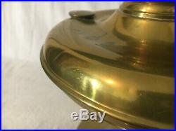 RARE htf ANTIQUE PRACTICUS mantle lamp co. BRASS ALADDIN colonial PARLOR LAMP