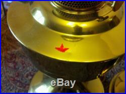 REDUCED! Aladdin Brass Kerosene Lamps NOS 21C PAIR NOS LOT with EXTRAS