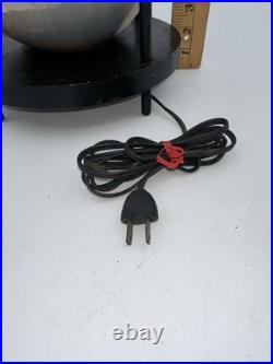 Rare 1951 Aladdin Alacite World Globe Glass G348 Electric Lamp Vintage 21 Tall