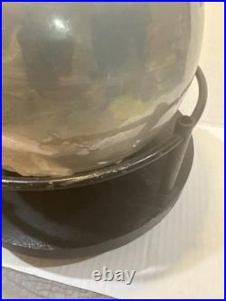 Rare 1951 Aladdin Alacite World Globe Glass G348 Electric Lamp Vintage 21 Tall