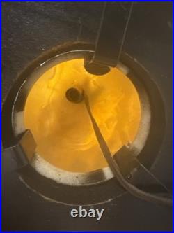 Rare 1951 Aladdin Alacite World Globe Glass G348 Electric Lamp Vintage 21 Tall