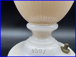Rare Aladdin Alacite Urn Style Electric Accent Table Lamp