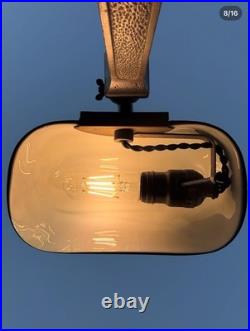 Rare Aladdin Art Deco 1918-1920 Bankers Desk Lamp- Rewired- Original Label