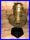 Rare! Aladdin Corinthian Clear Over Black Kerosene Lamp. N Chips Or Cracks