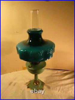 Rare Aladdin Model B Nu-Type Vintage Kerosene Lantern Lamp Green