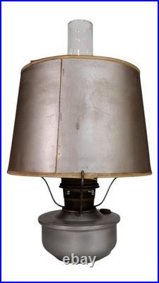 Rare Aladdin Model C Railroad Caboose Oil Lamp Original Shade Chimney Complete