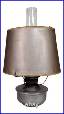 Rare Aladdin Model C Railroad Caboose Oil Lamp Original Shade Chimney Complete