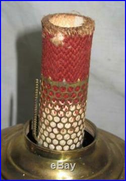 Rare EARLY Aladdin Lamp, Brass, Plain Foot, MODEL 3, with Chimney & Box