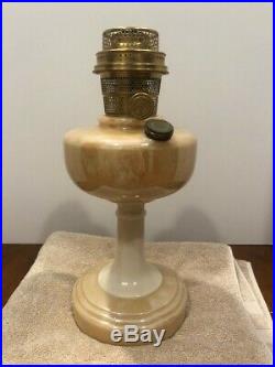 Rare Model B-27 Gold Lustre Alacite Simplicity 1948-53 Aladdin Kerosene Lamp