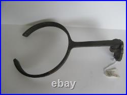 Rare Original Antique Aladdin No. 8 Cast Iron Oil Lamp Wall Bracket