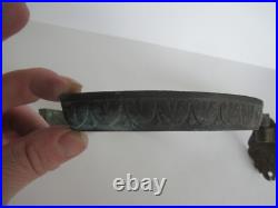 Rare Original Antique Aladdin No. 8 Cast Iron Oil Lamp Wall Bracket