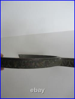 Rare Original Antique Aladdin No. 8 Cast Iron Oil Lamp Wall Bracket