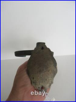 Rare Original Antique Aladdin No. 8 Cast Iron Oil Lamp Wall Bracket